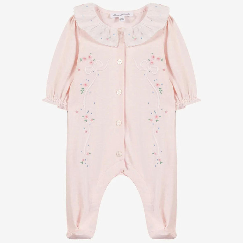 TARTINE ET CHOCOLAT Bows Embroidered Pyjama