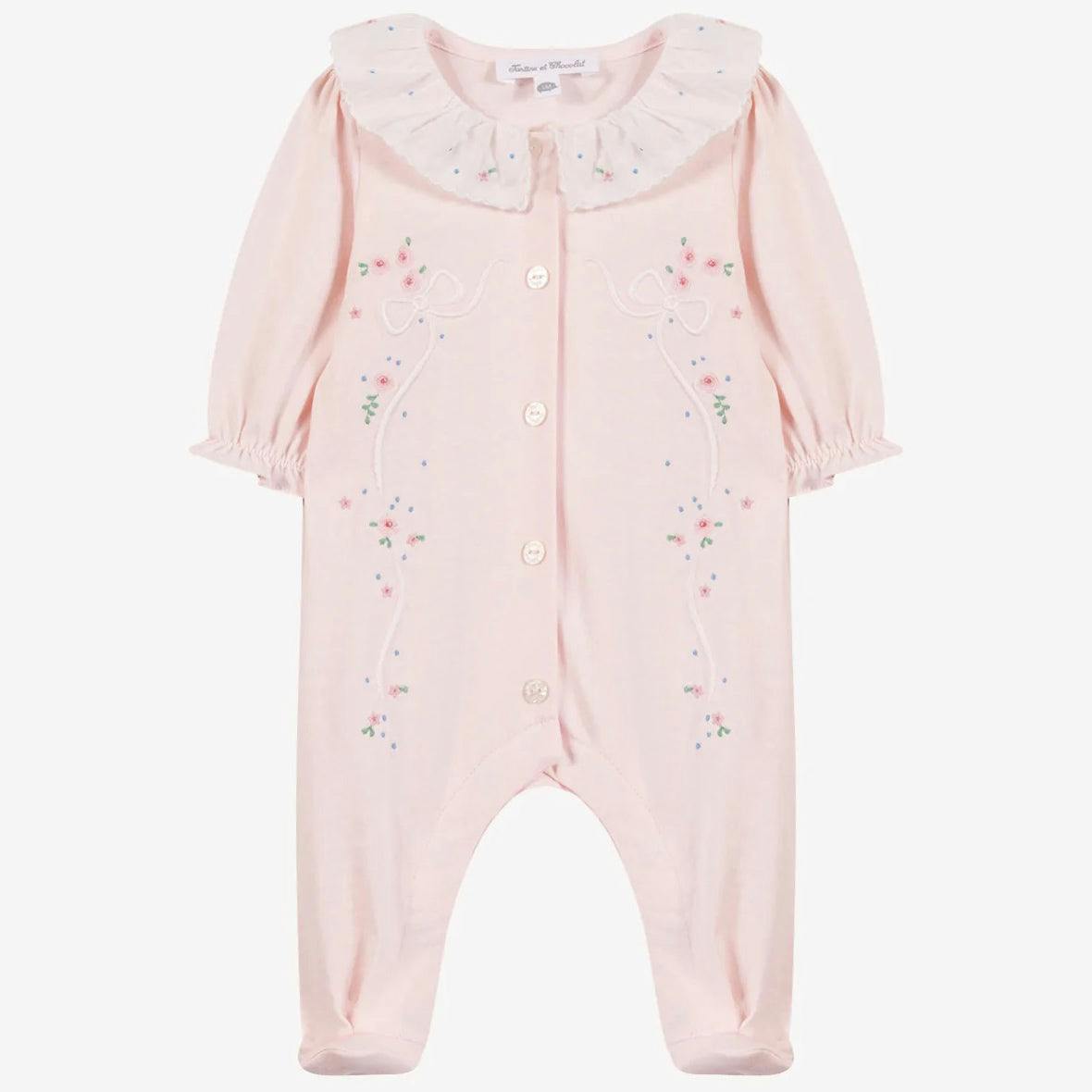 TARTINE ET CHOCOLAT Bows Embroidered Pyjama