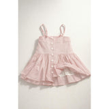 Hikari Pintuck Dress | Soft Pink