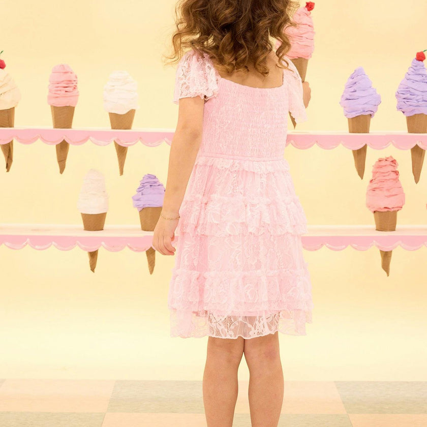Mini Addy Dress in Light Pink