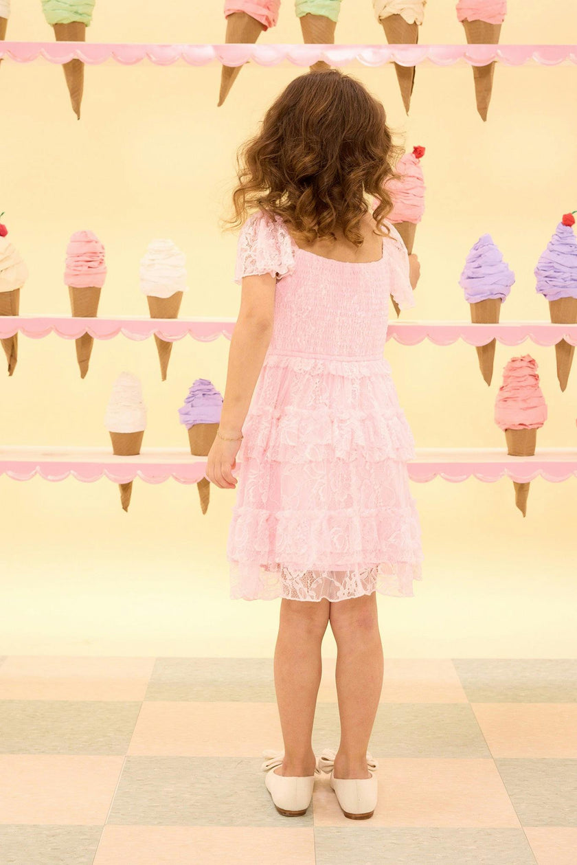 Mini Addy Dress in Light Pink