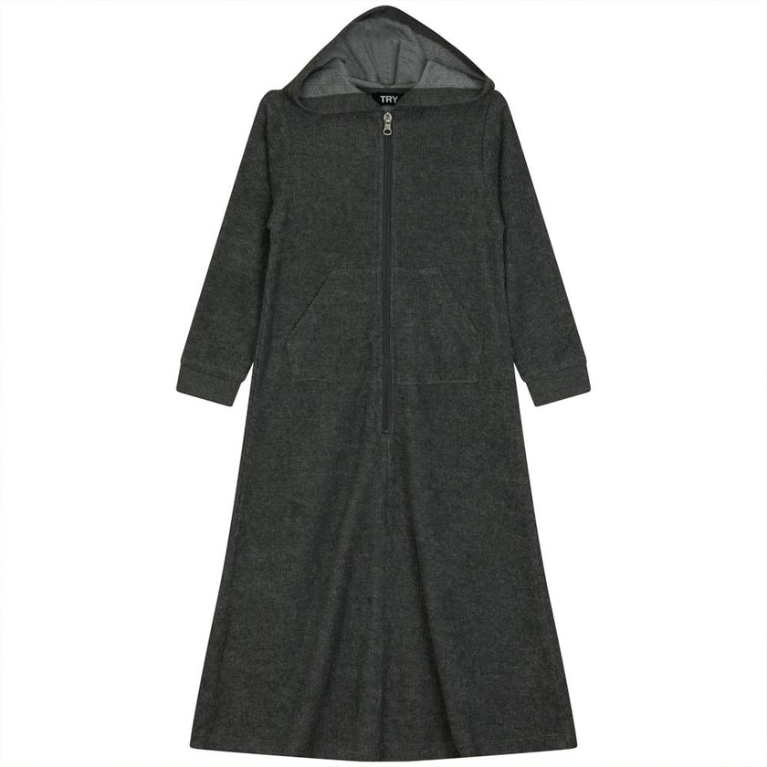 Washed Rib Terry Robe