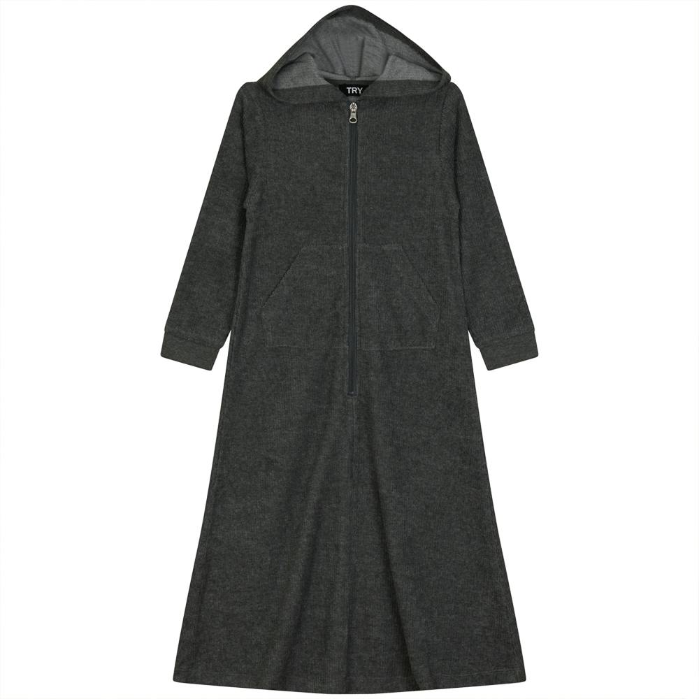 Washed Rib Terry Robe