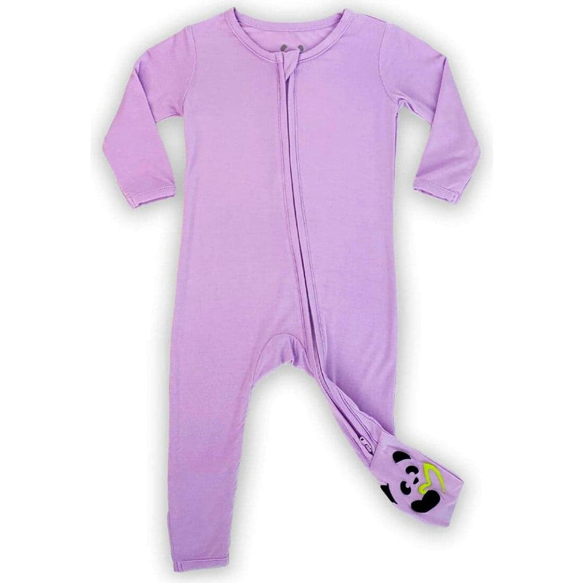 Lavender Bamboo Convertible Footie