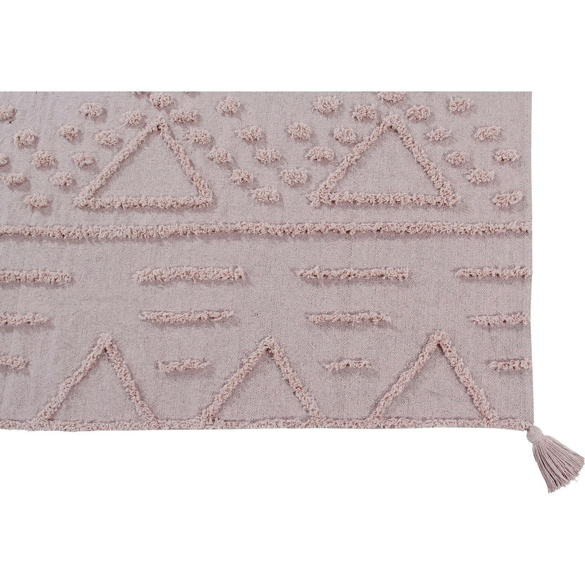 Tribu Washable Rug, Pink