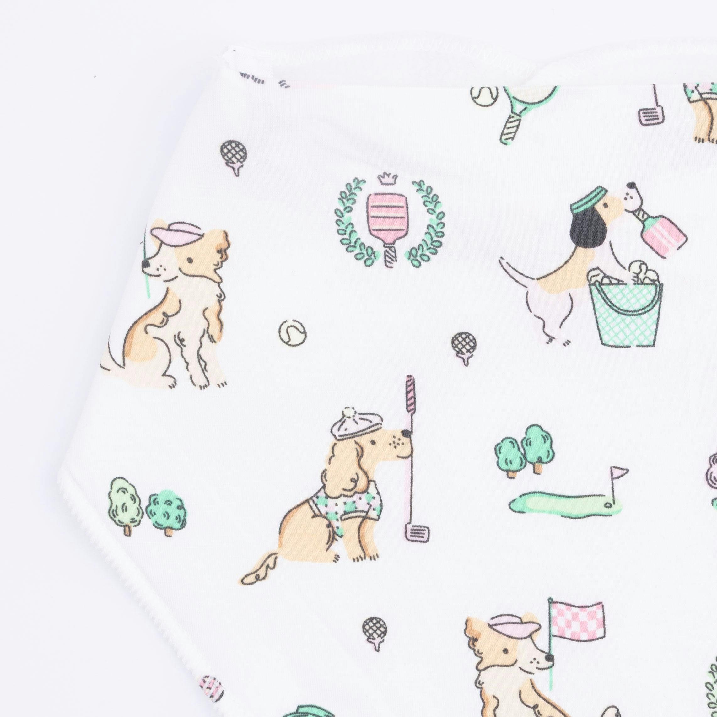 Country Club Dogs Pink - Bandana Bib