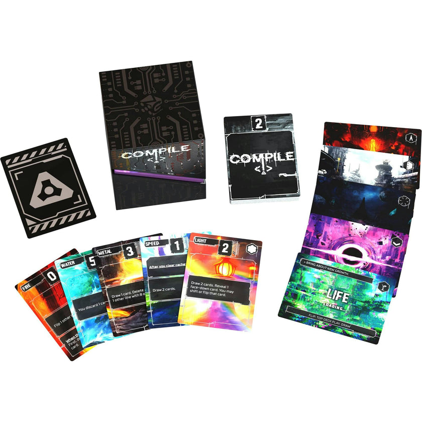 Greater Than Games: Compile: Main 1 - Area Control Strategy Card Game
