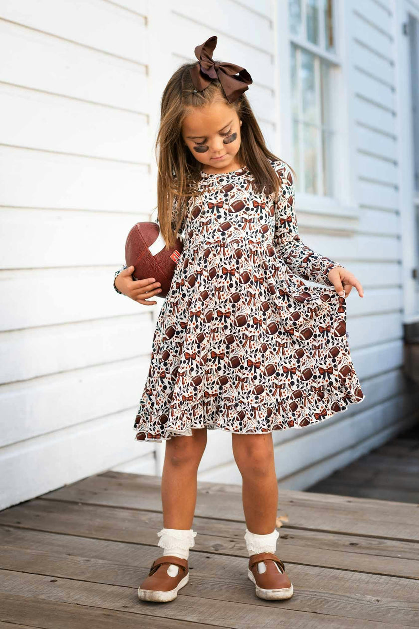 Game Day Blooms Twirl Dress