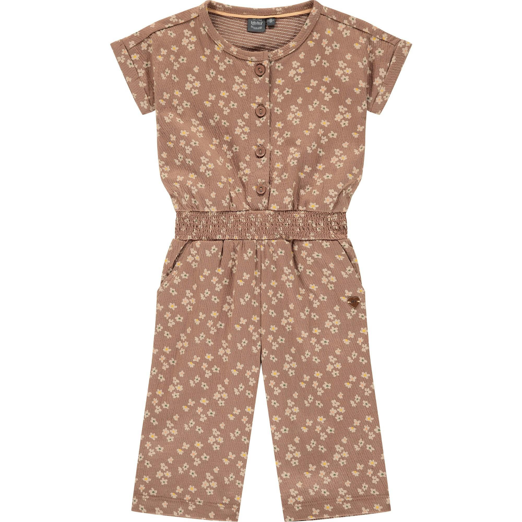 Allover Printed Flower Jumpsuit