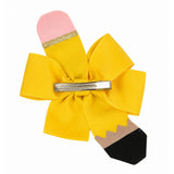 Pencil Back-to-School Hair Bow