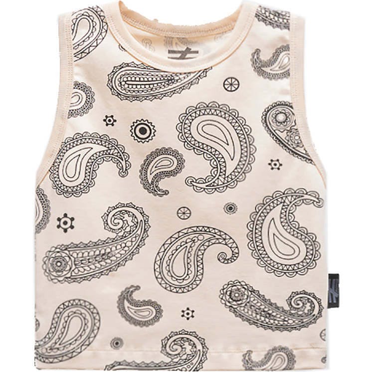 Paisley Print Overalls