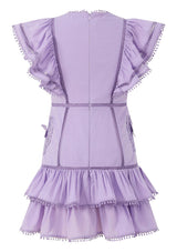 Carloyn Frill Cotton Mini Dress