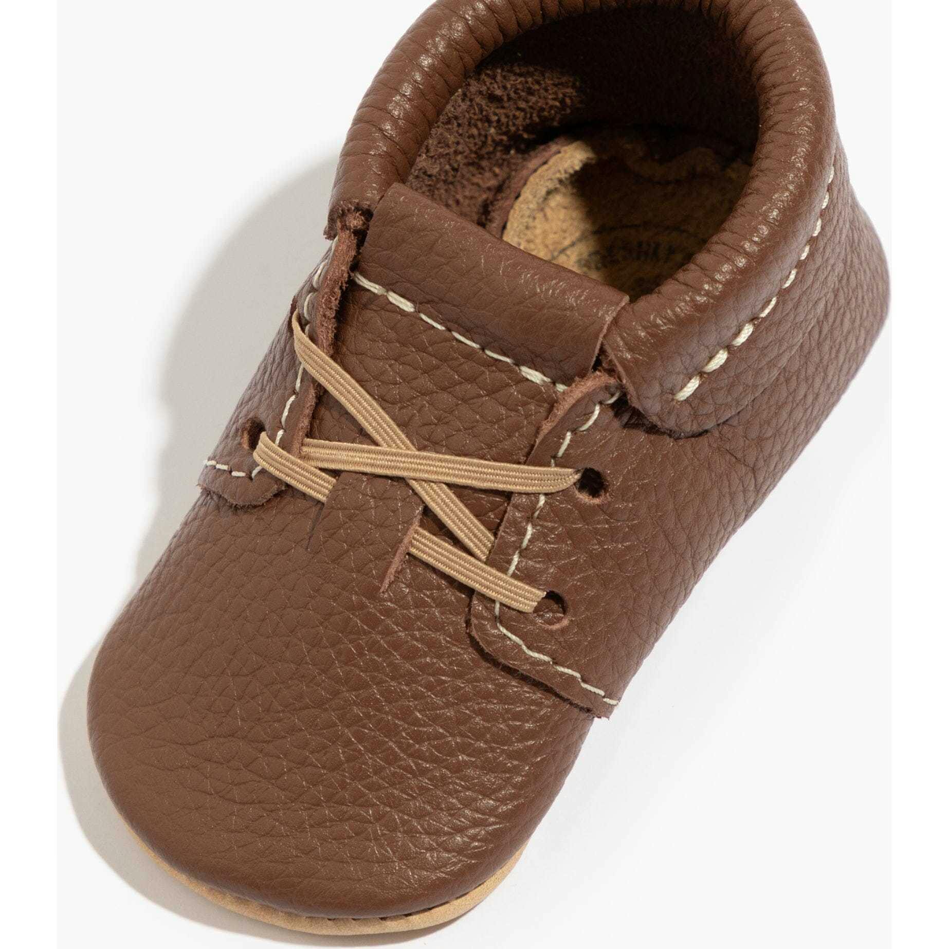 Chestnut Oxford Baby Shoe