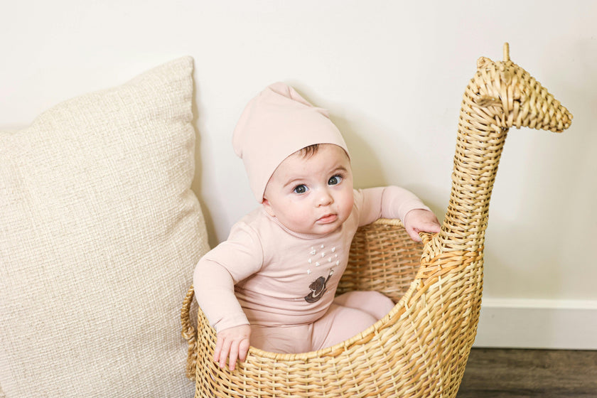 Star Gazer Round Neck Long Sleeve Footie
