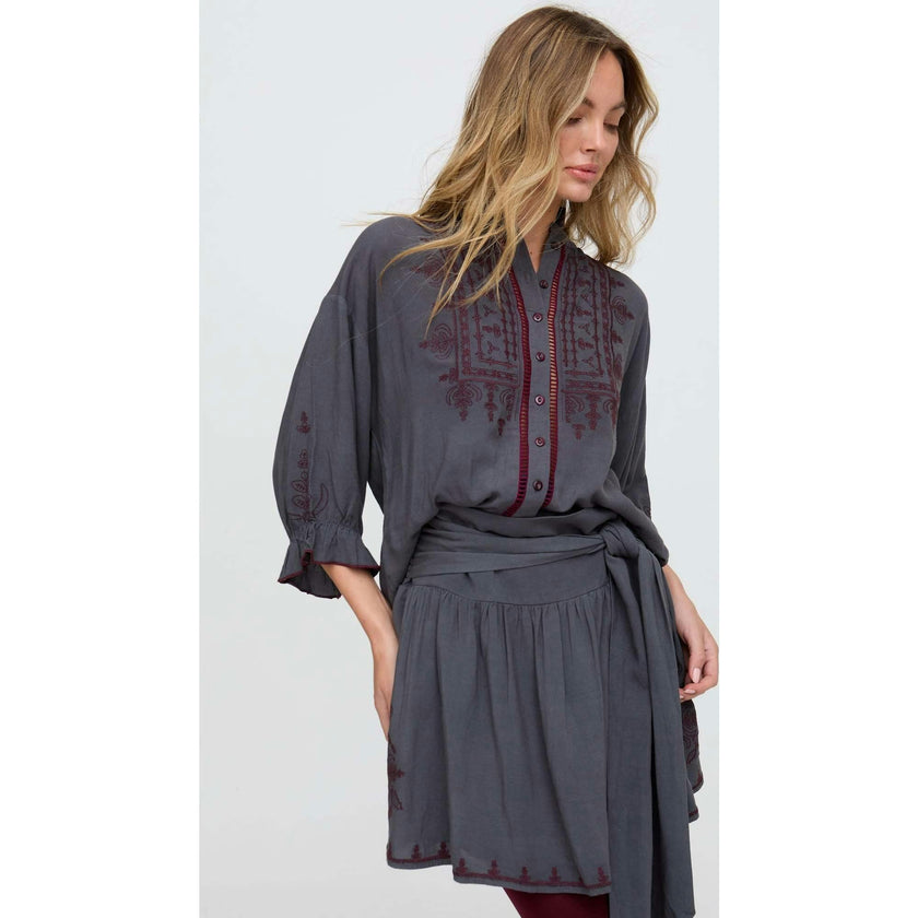 Opal Broderie Anglaise Wide Leg Trouser