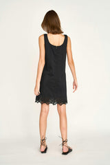Nador Dress in Black Lotus Eyelet