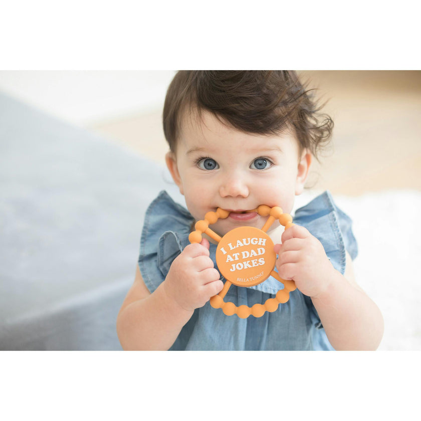 I Laugh at Dad Jokes Teether