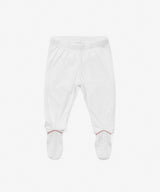 Tatum Baby Pant, Rose Piping