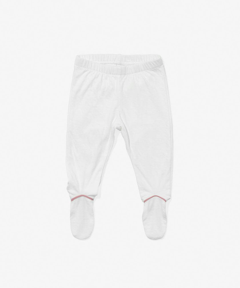 Tatum Baby Pant, Rose Piping