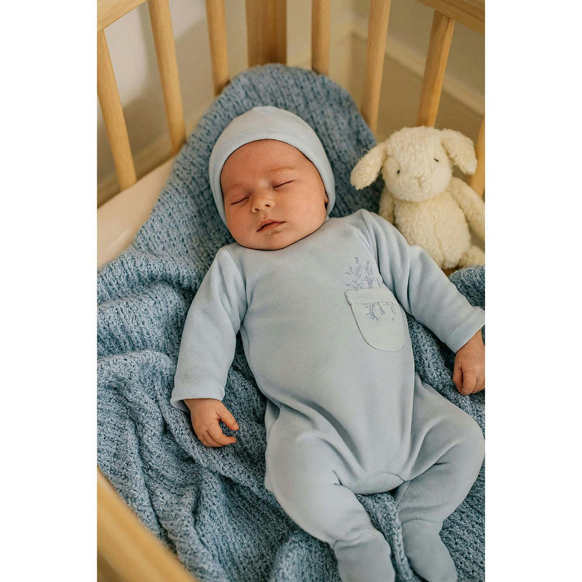 Velour Pocket Footie