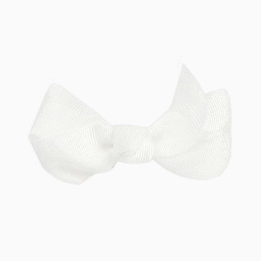 Large Bow Hair Clip in White