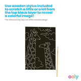 Scratch and Scribble Scratch Art Kit - Ocean Life - 8 Cards 1 Sticker Sheet