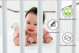 Babyletto Pure Core Non-Toxic Mini Crib Mattress with Hybrid Waterproof Cover