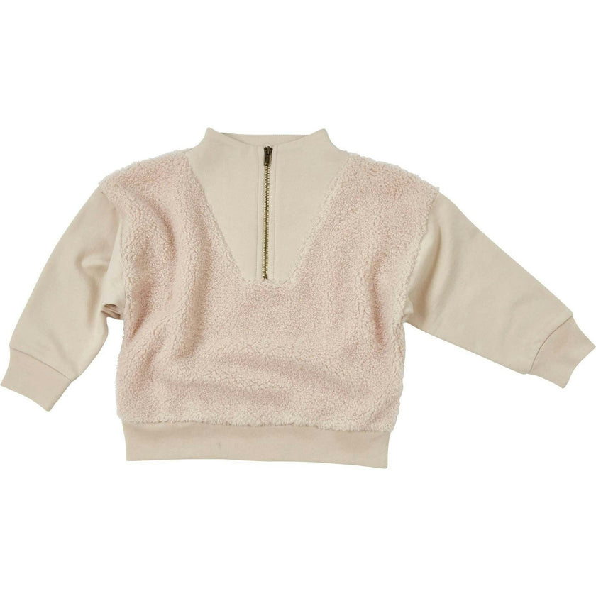 Half Zip Sherpa Pullover