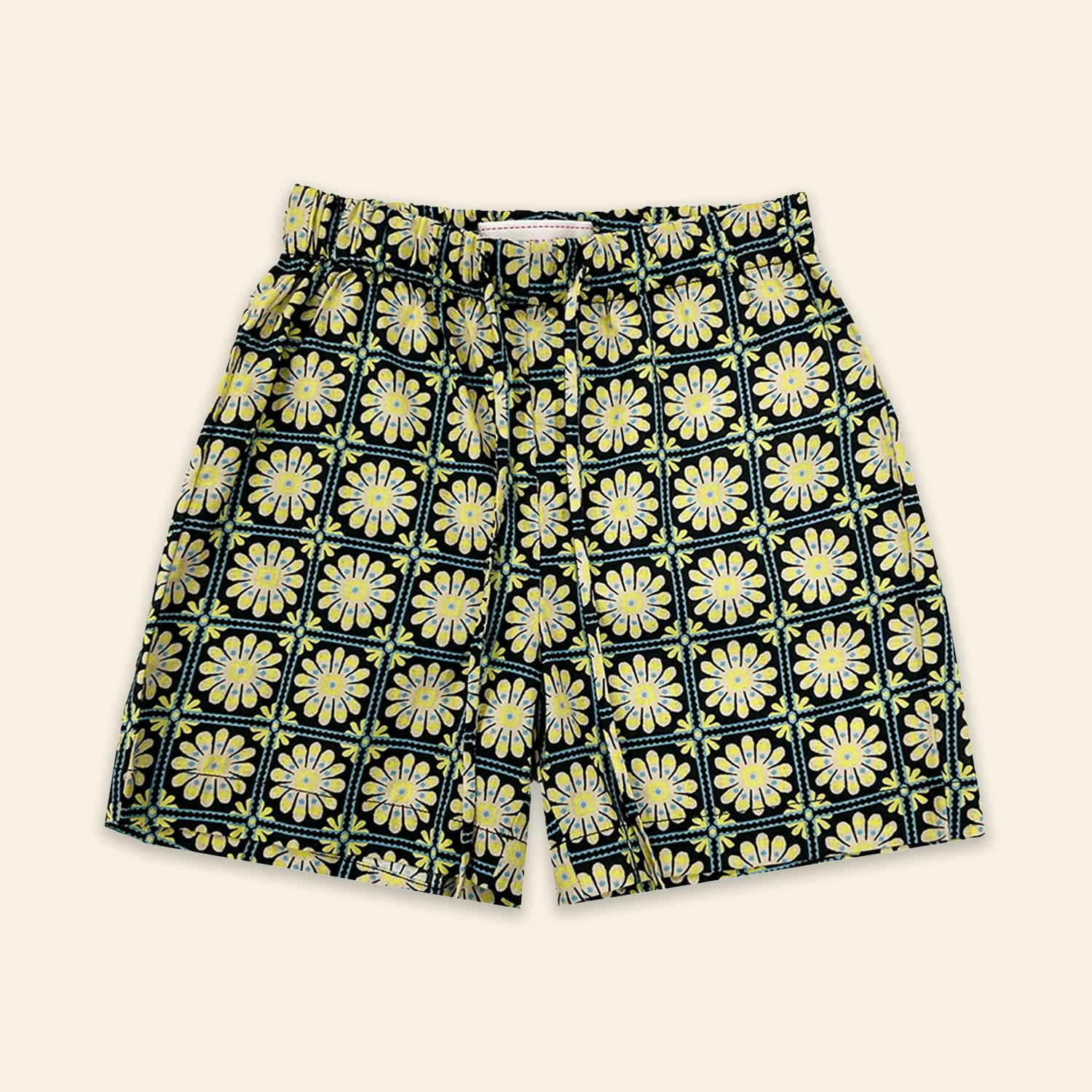 Kids Otto Shorts Starflower Tile
