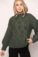 Erica Sweater in Emerald