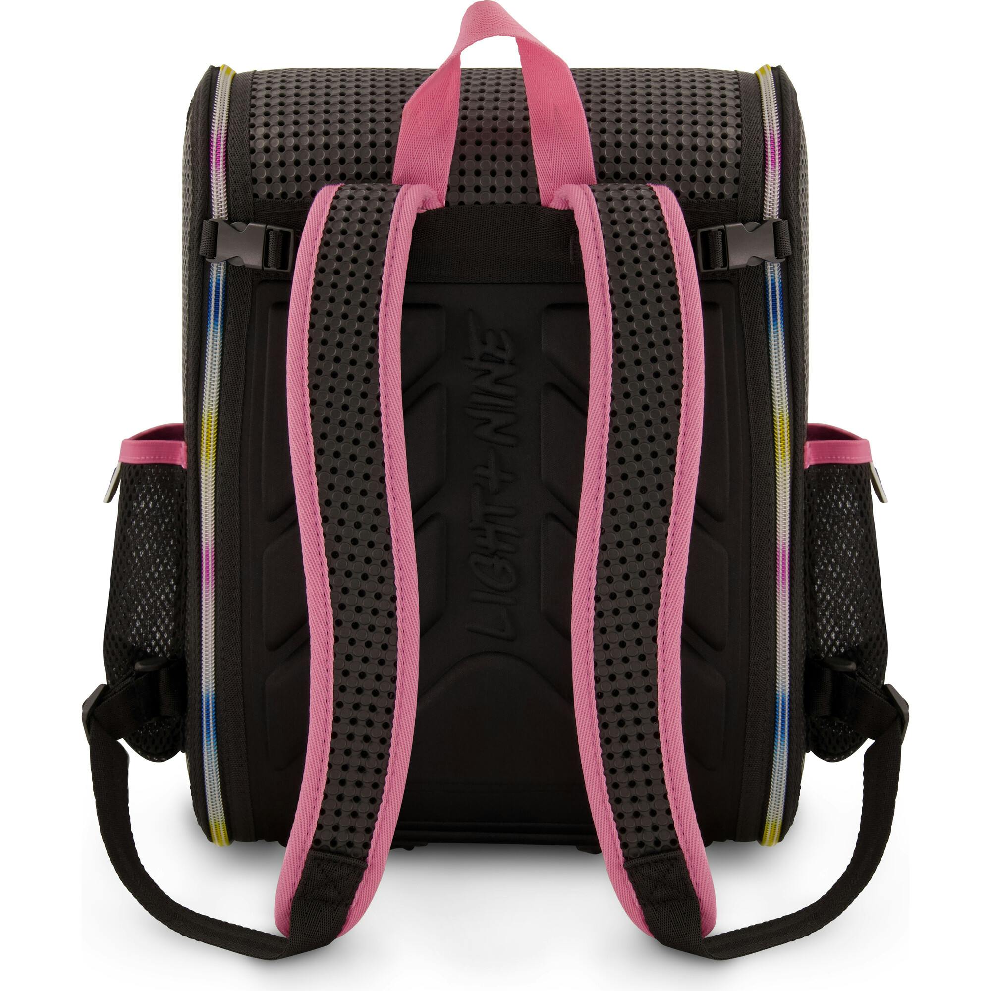 Student Backpack Rainbow Pink
