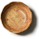 Fundamental Wood 21" Ruffle Bowl
