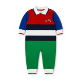 Jersey Knit Longall With Race Car