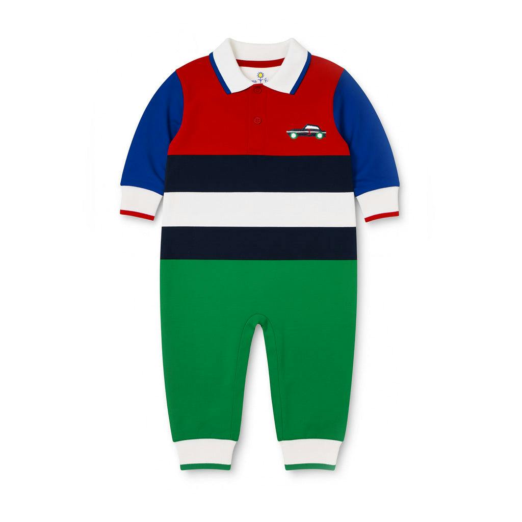 Jersey Knit Longall With Race Car