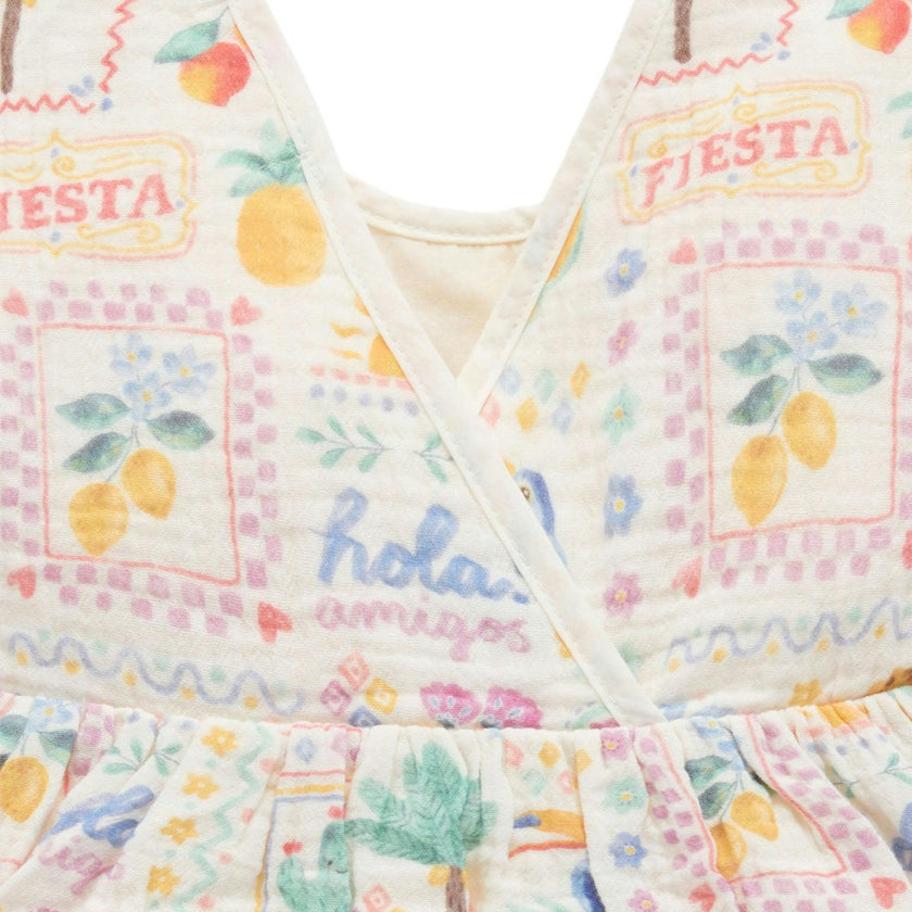 Postcard Dress Postcard Print