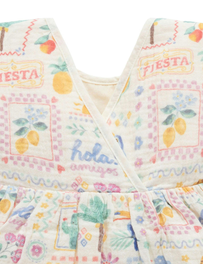 Postcard Dress Postcard Print