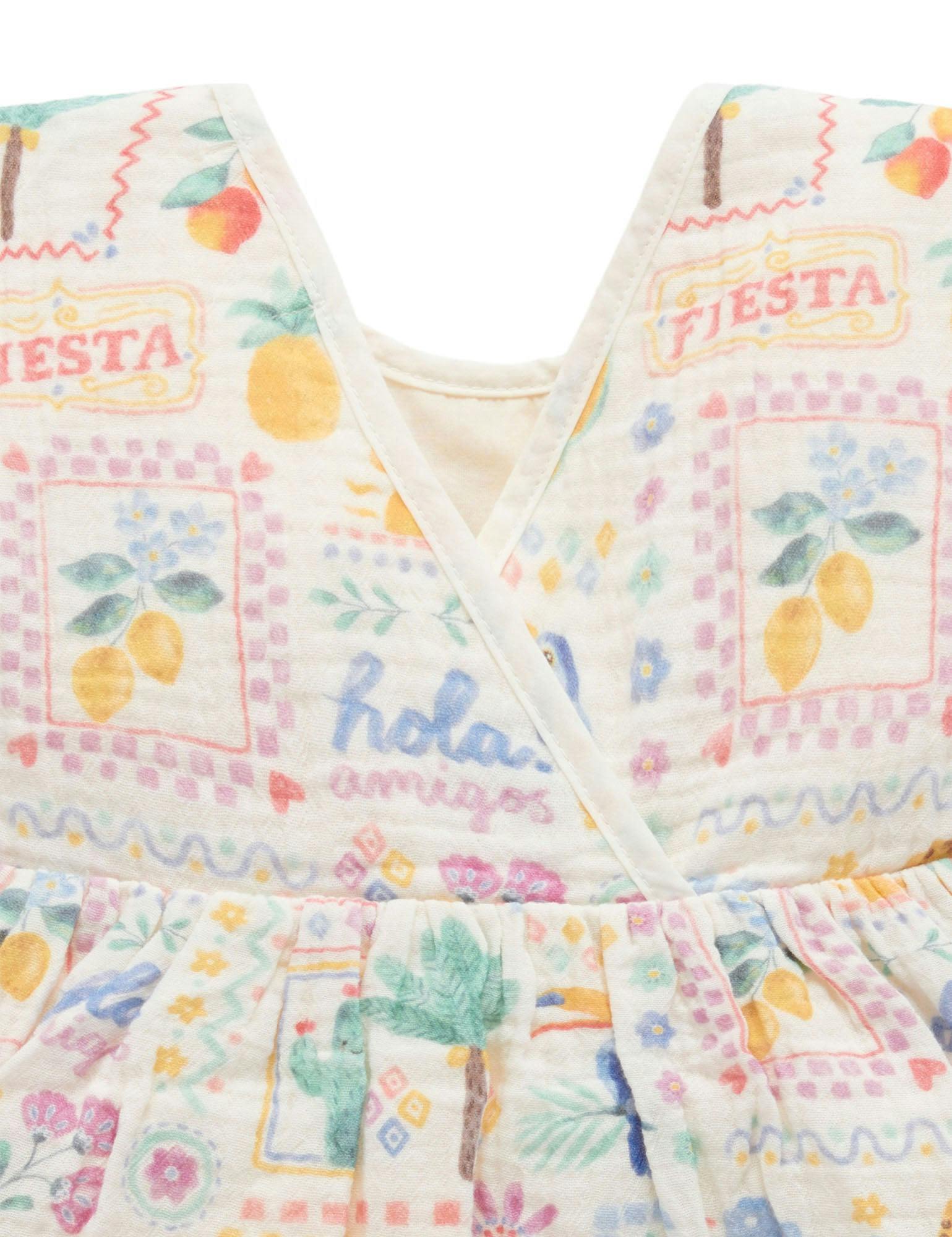 Postcard Dress Postcard Print