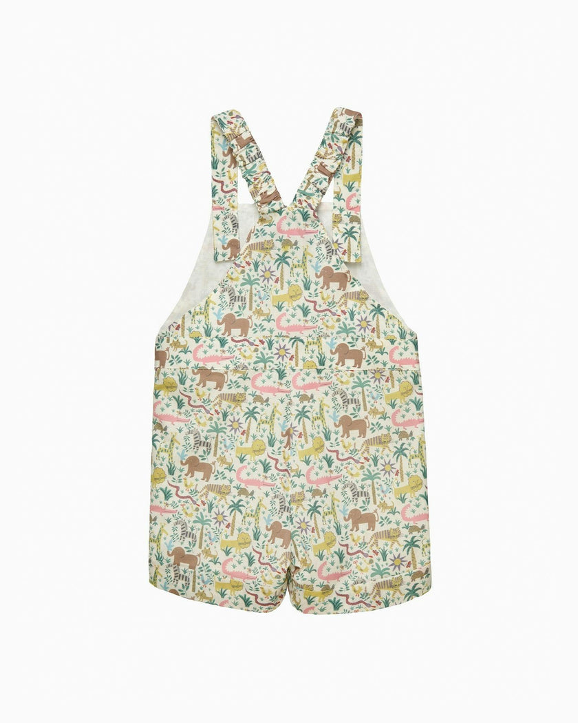 Baby Atticus Bib Shorts in Jungle