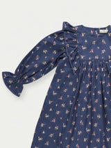Margot Dress - Ditsy Bouquet Navy