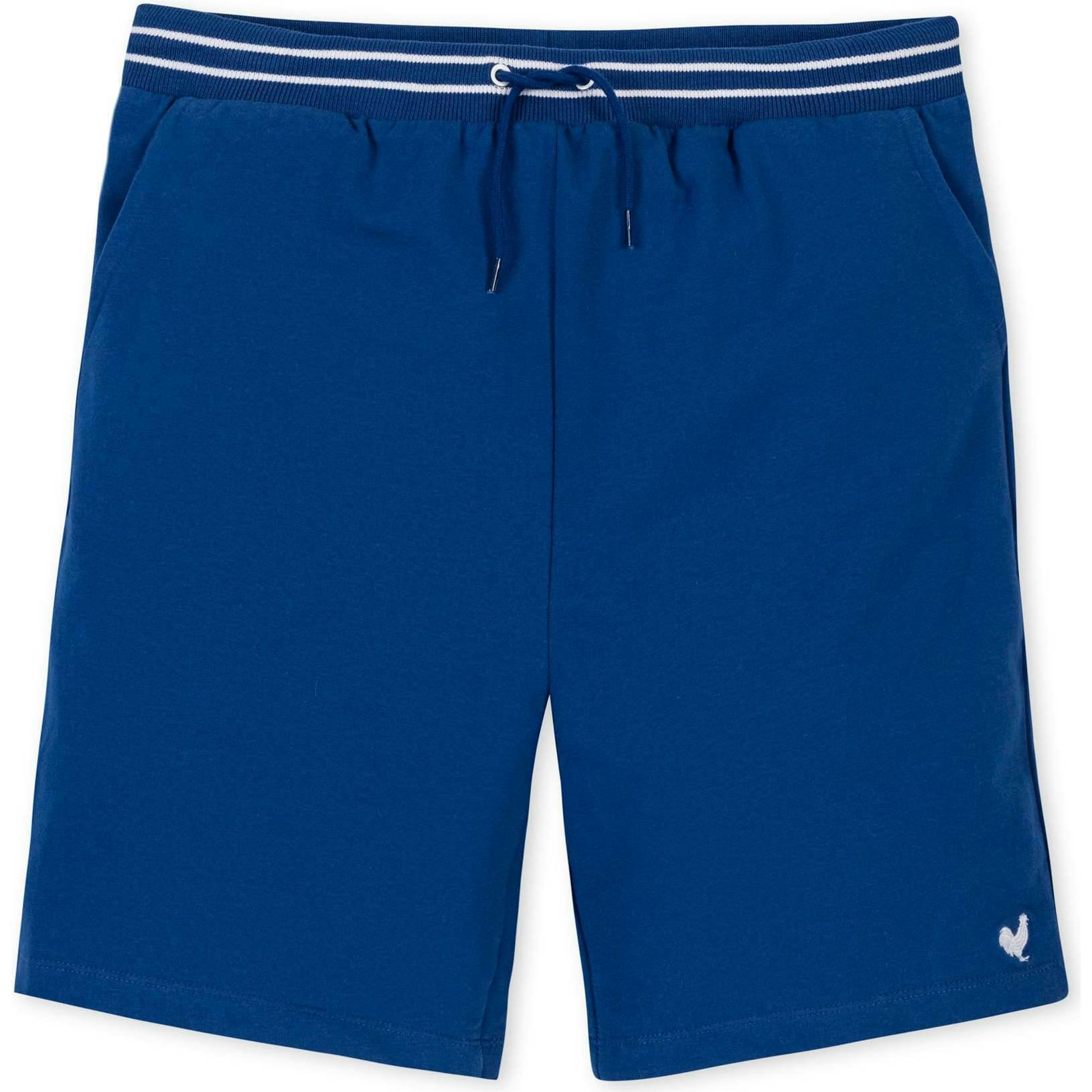 Organic French Terry Pull-On Short, Blue