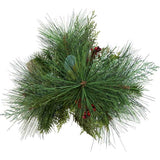 24-Inch Berries and Plaid Ribbon Green Tree