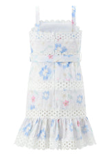Deanna Embroidery Mini Dress