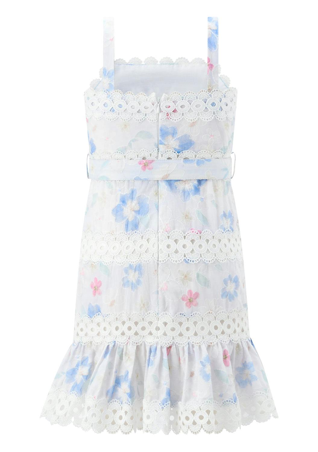 Deanna Embroidery Mini Dress