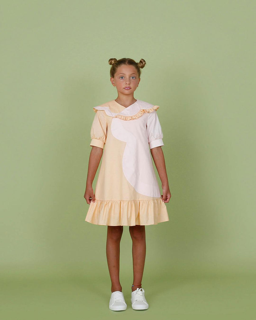 Lily dress (black/off-white)