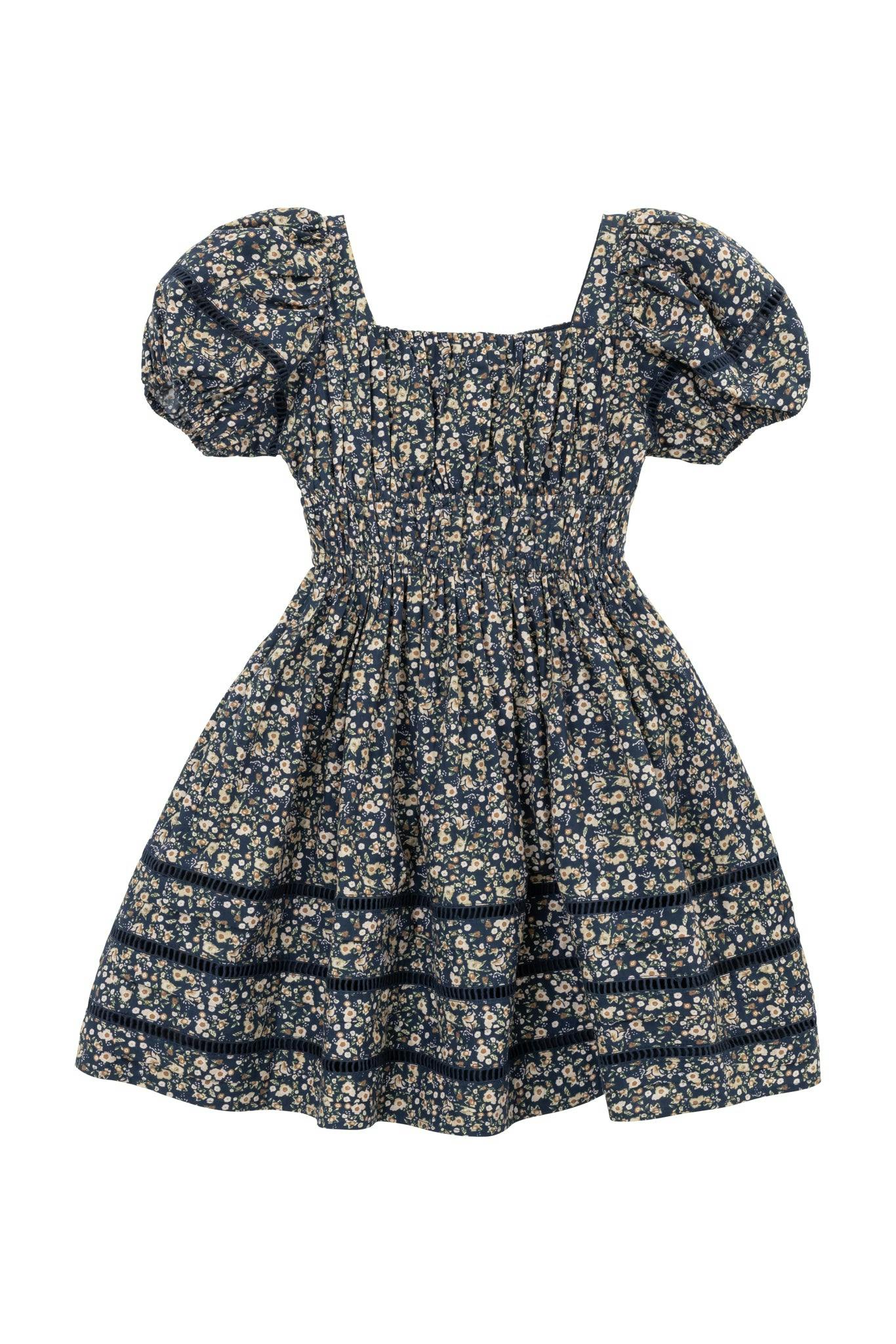 Mini Brooklyn Dress in Navy Dainty Floral