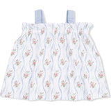 Heirloom Rose Stripe - Top with Bows and Ruffle Leg Bloomer