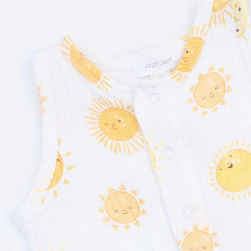 Happy Suns - Sleeveless Shortie Romper
