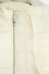Long Winter Puffer Coat Off-White