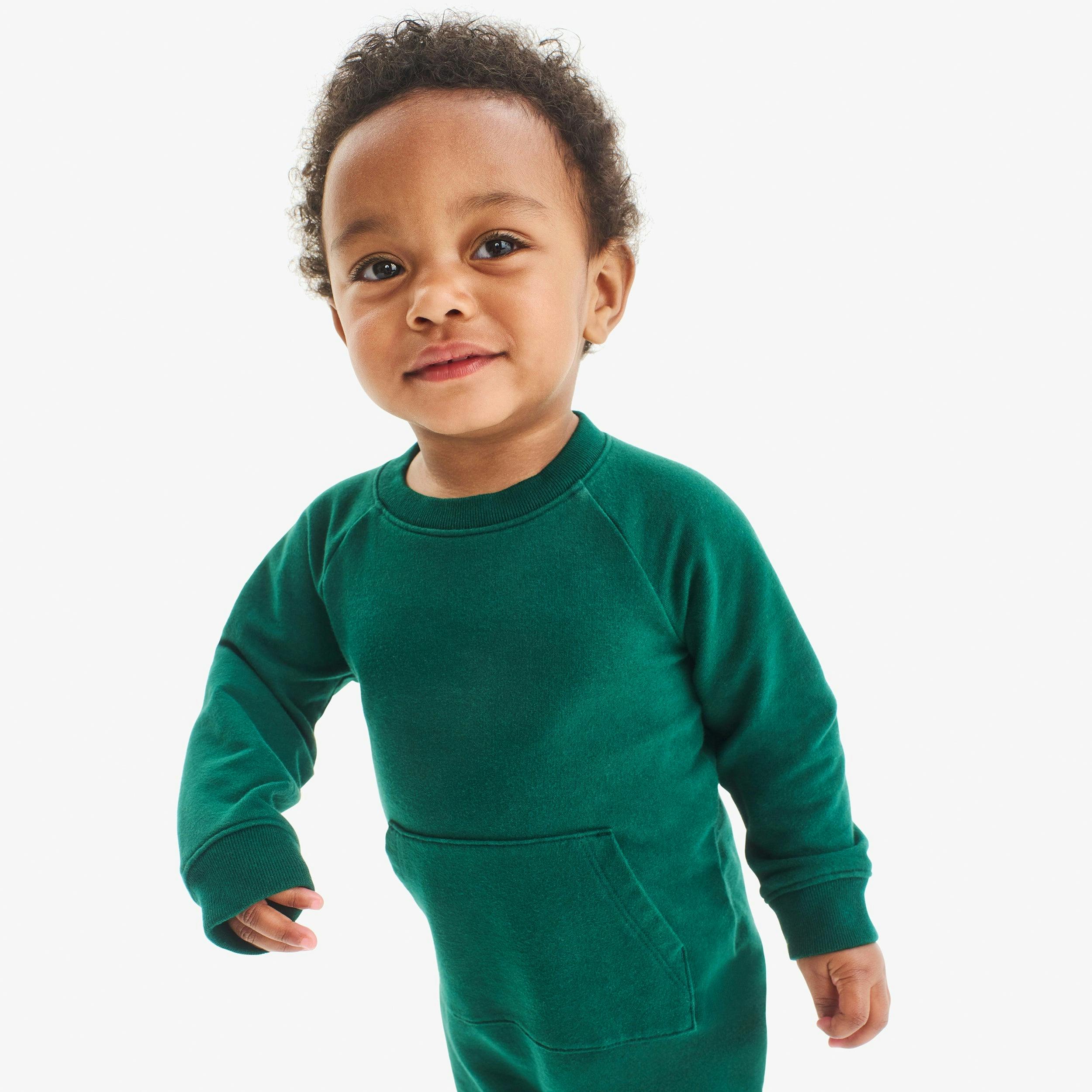 Baby sweatshirt romper
