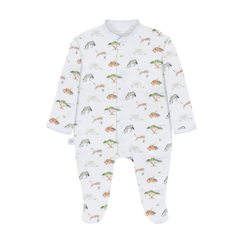 Savana Pima Cotton Baby One-Piece Pajamas